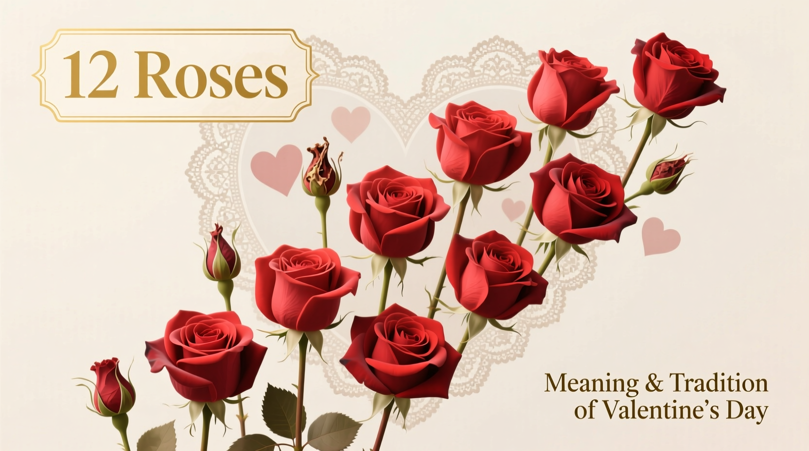 why 12 roses on valentines day