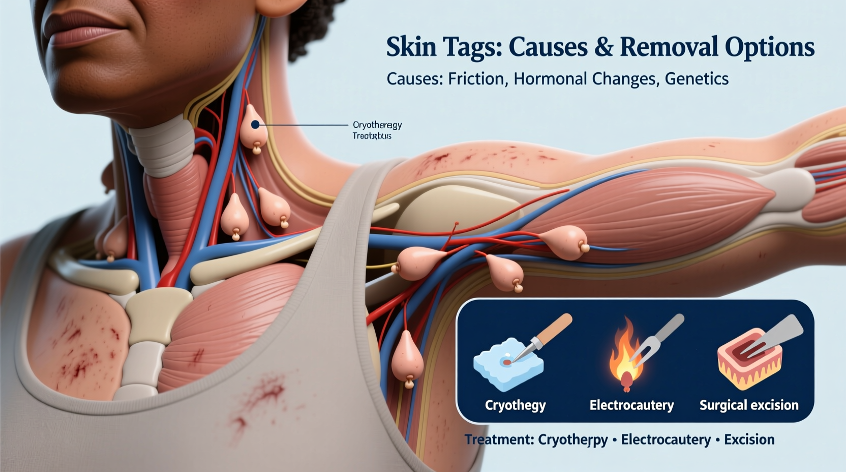 why am i getting so many skin tags causes removal options