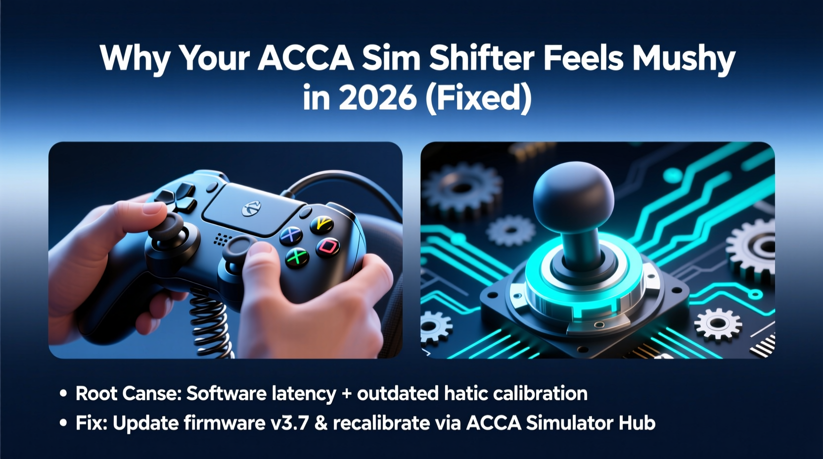 Why Your ACCA Sim Shifter Feels Mushy in 2026 (Fixed)