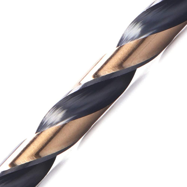 Black And Amber Finish HSS Drill Bit For Metal ，Fully Ground  Hss Cobalt Drill Bits 0