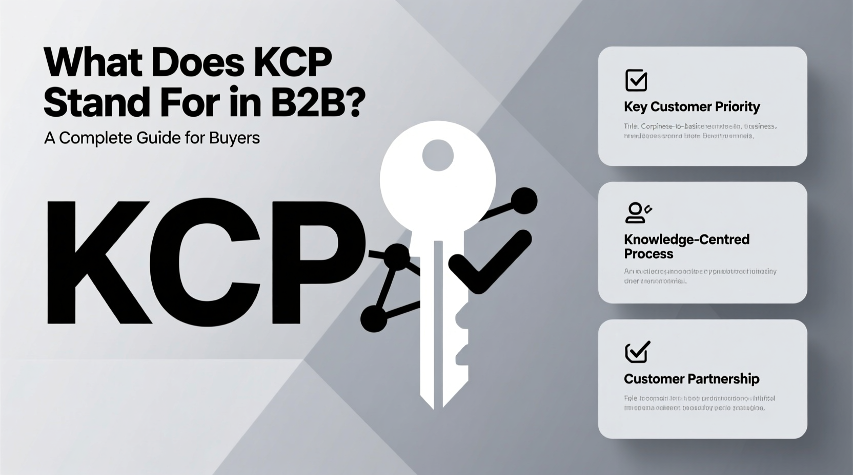 what does kcp stand for in b2b