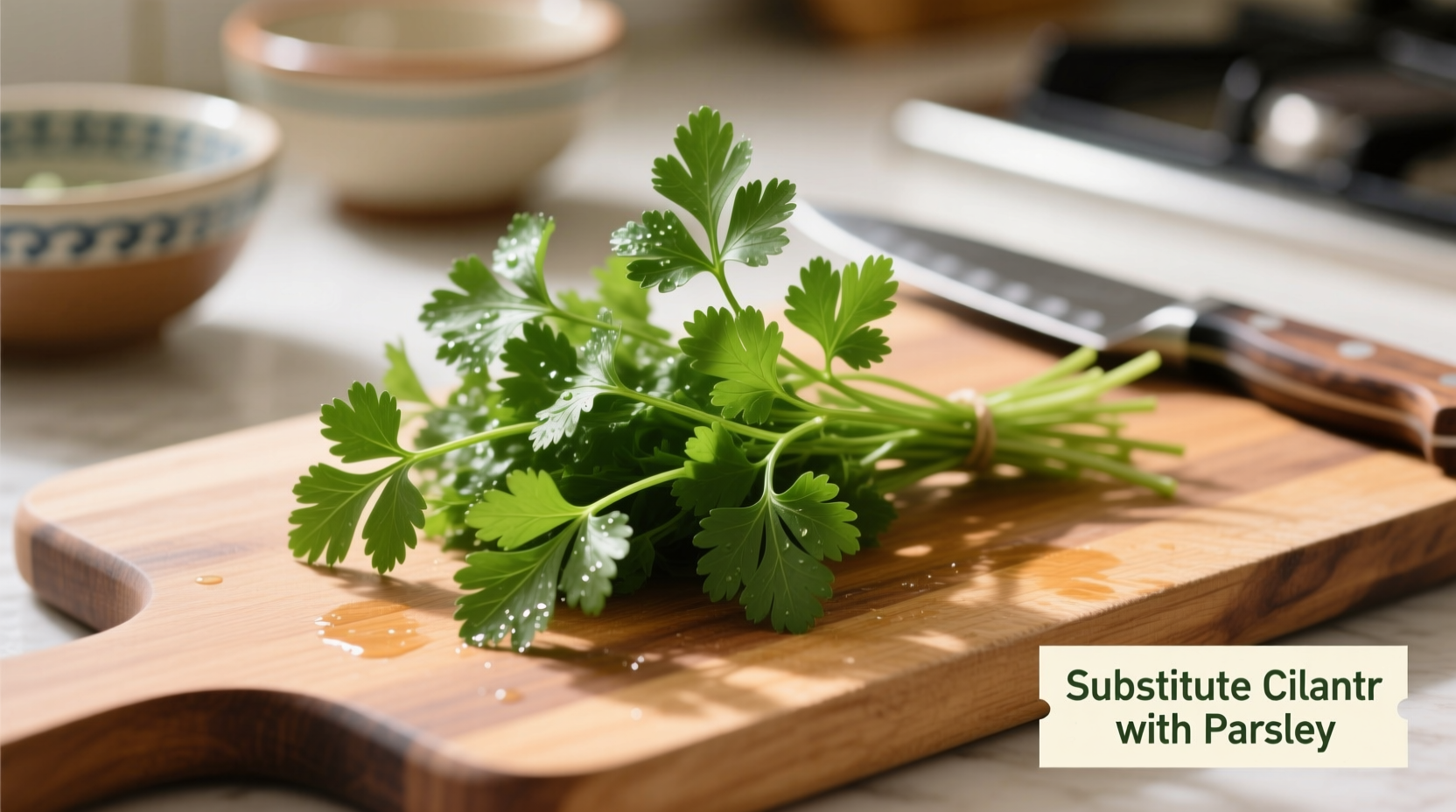 Cilantro for Parsley: When & How to Substitute Correctly