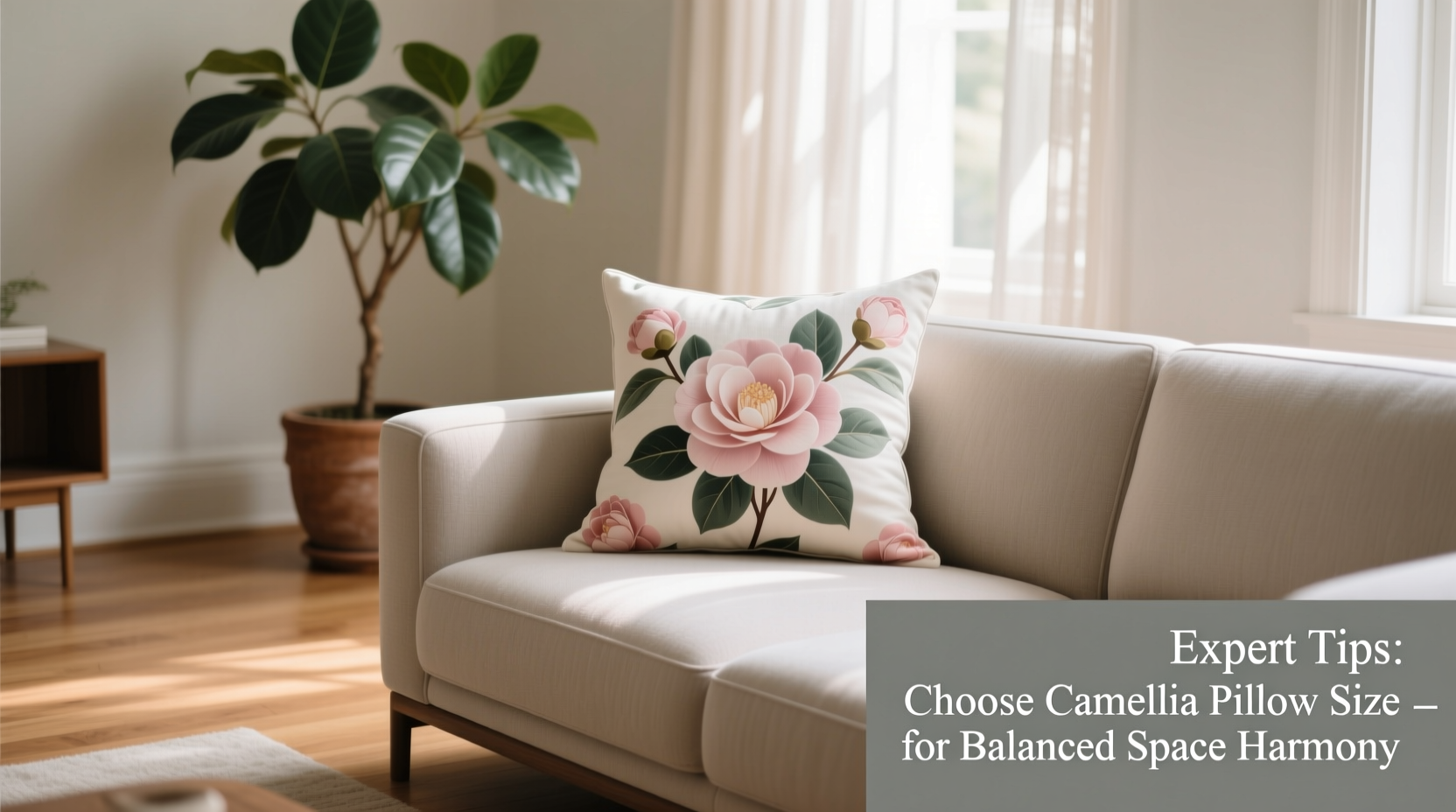 expert tips for selecting the ideal size camellia pillow cushion for your space