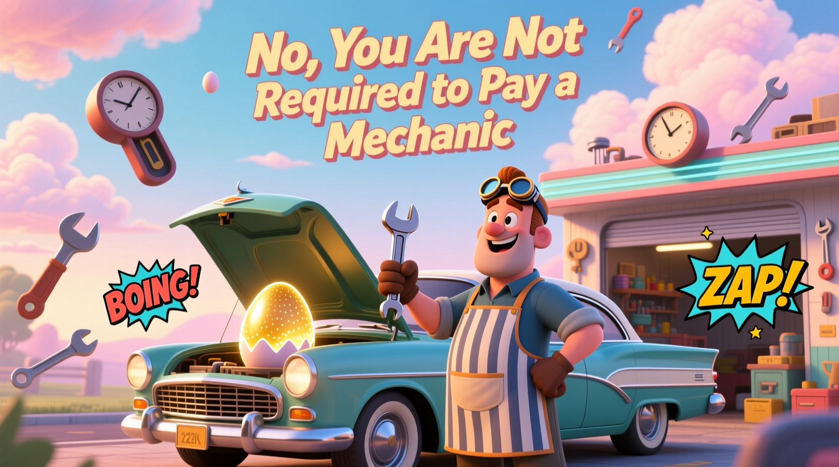 am i required to pay a mechnic to easter egg