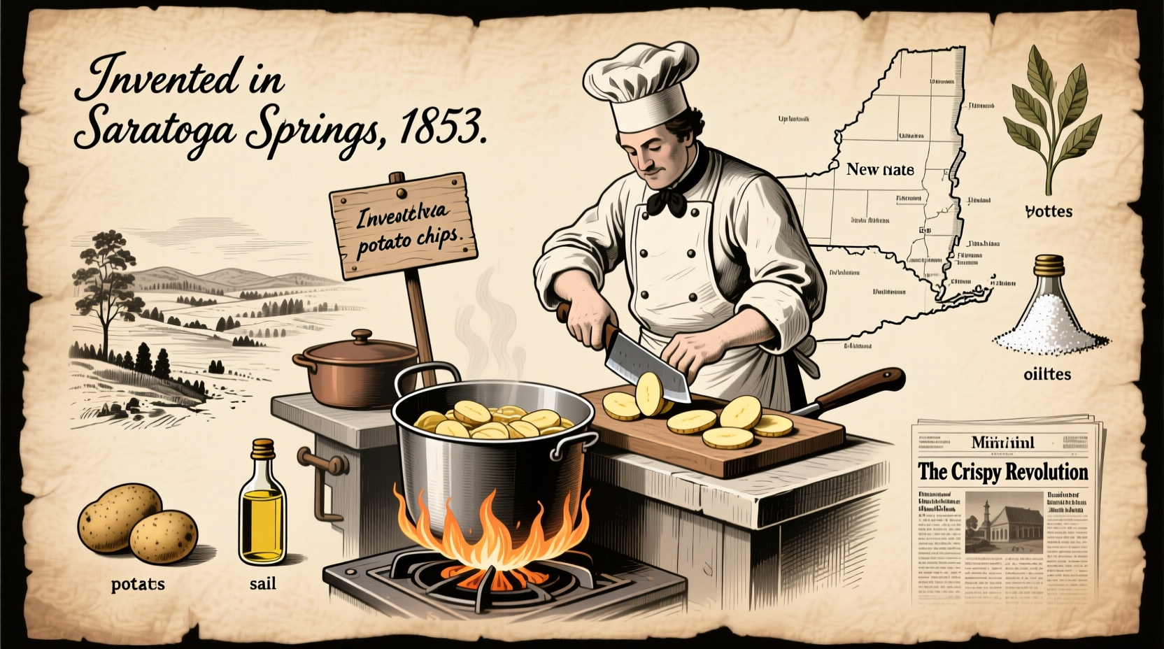 Where Were Potato Chips Invented: The True Origin Story