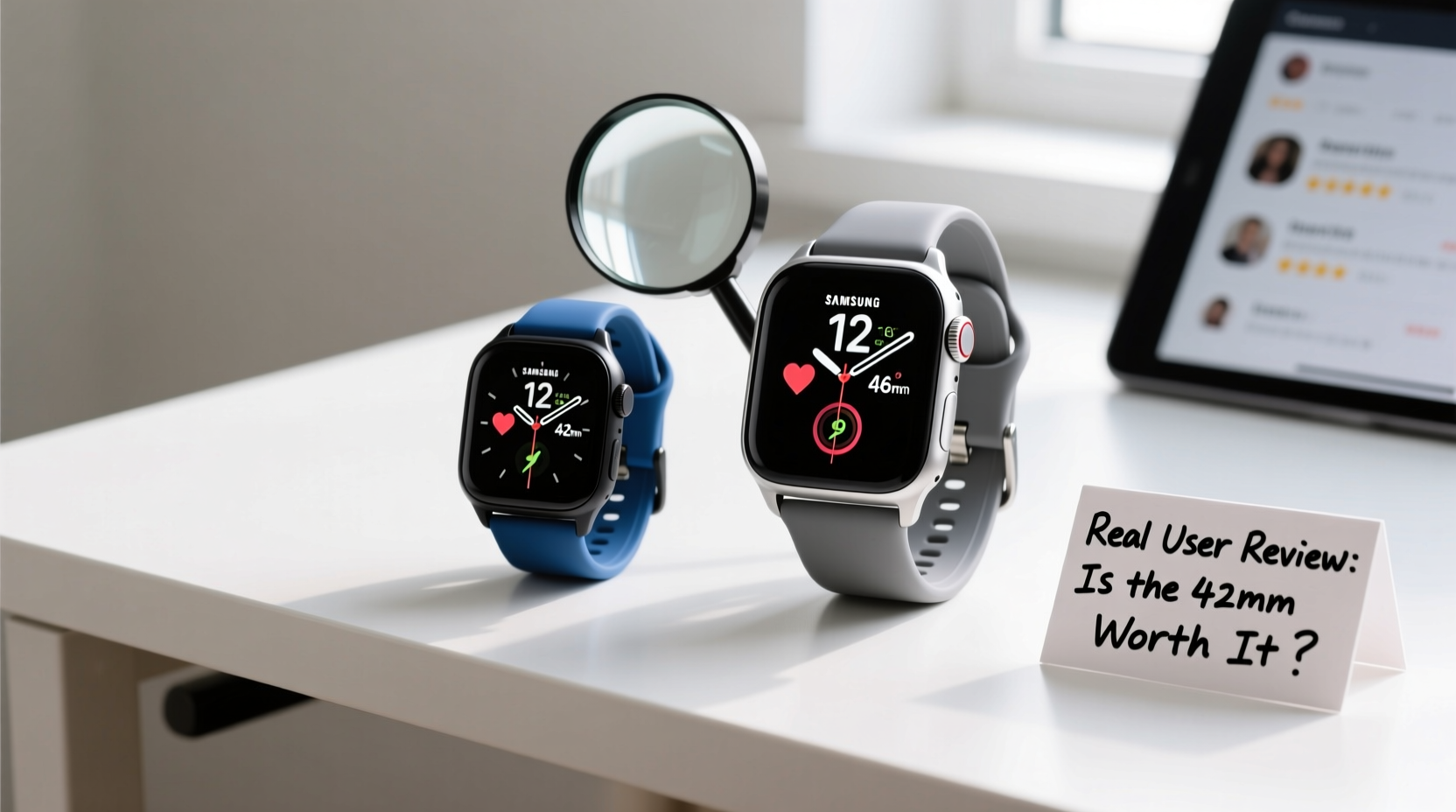 is the smaller 42mm galaxy watch worth it over the standard samsung smartwatch real users weigh in
