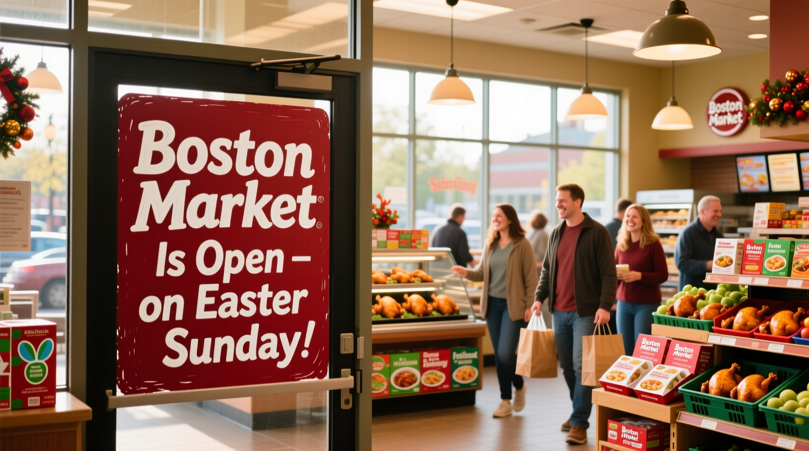 is boston market open on easter sunday