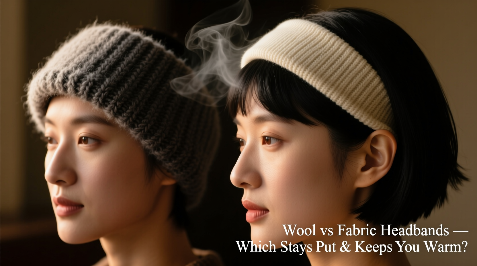 wool vs fabric headbands which one actually stays in place and keeps you warm