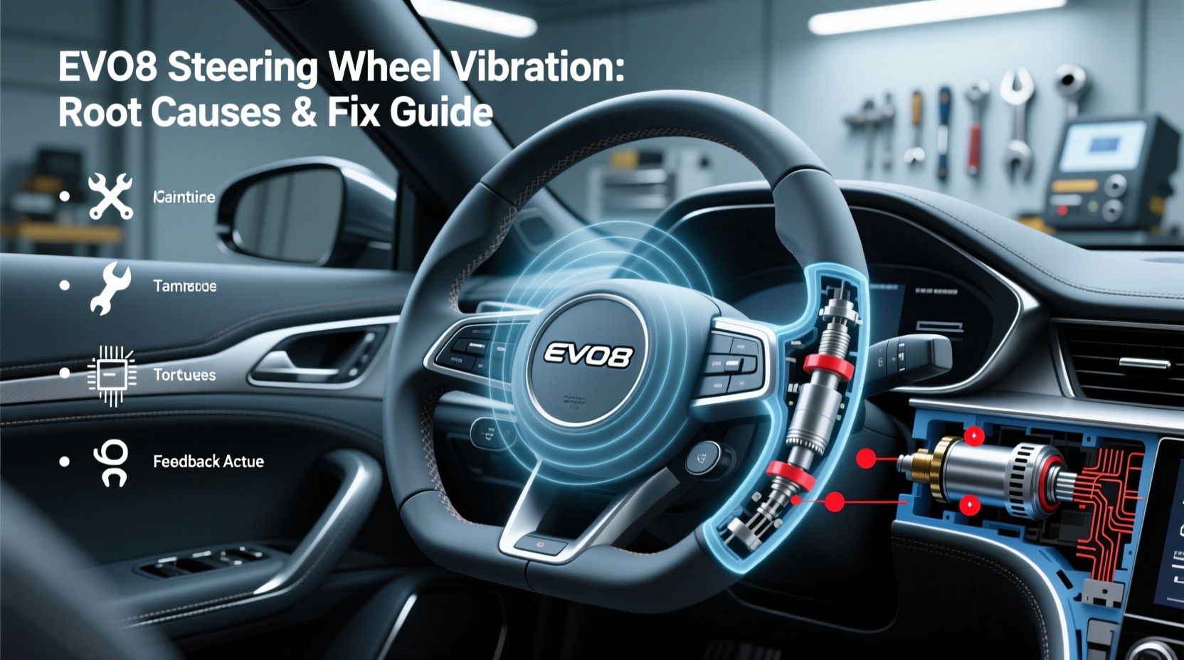 EVO8 Steering Wheel Vibration: Root Causes & Fix Guide