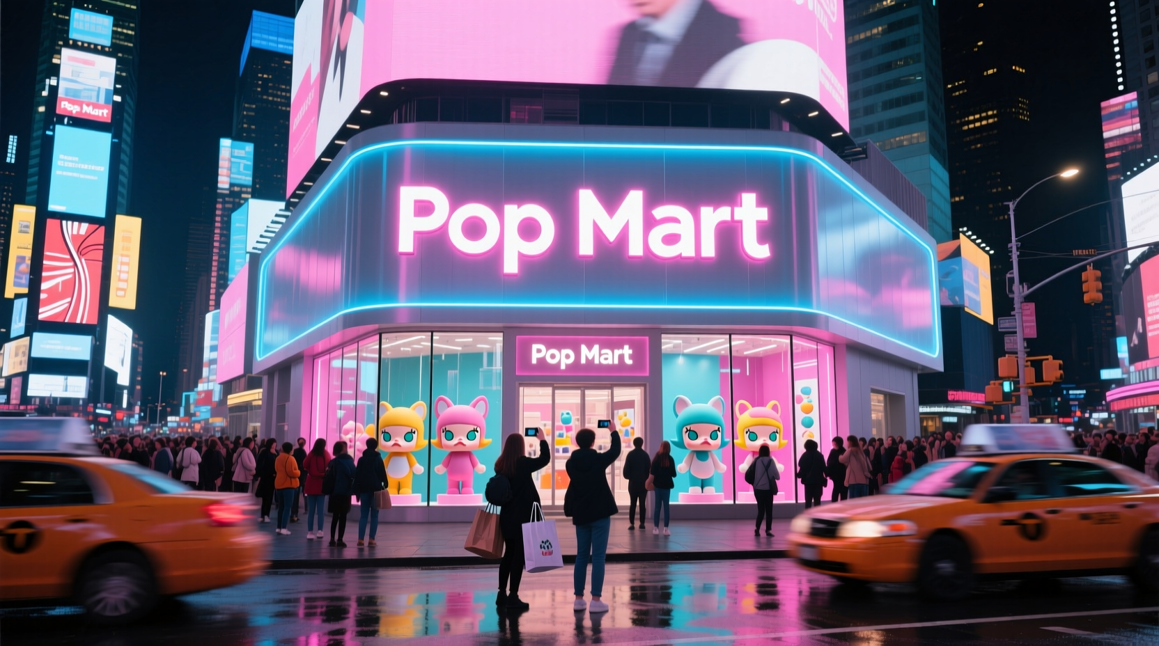is there a popmart in times square