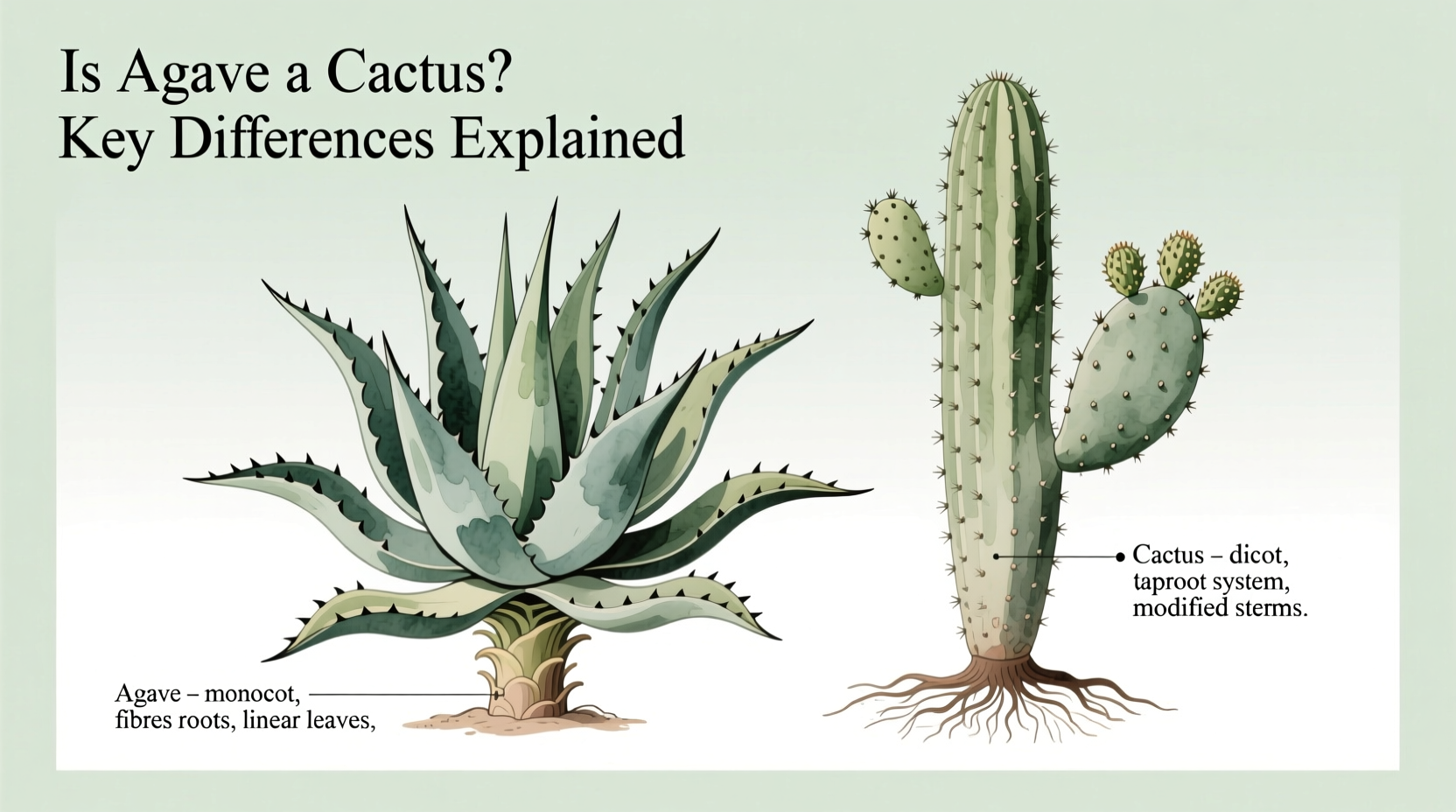 Is Agave a Cactus? Key Differences Explained