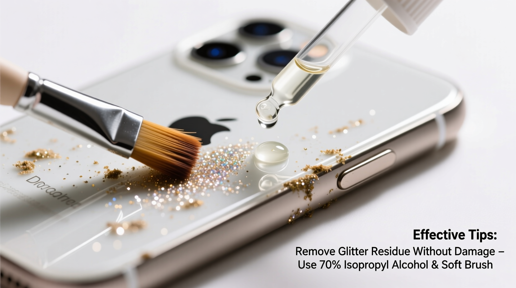 effective tips to remove stubborn glitter residue from your iphone case without damage