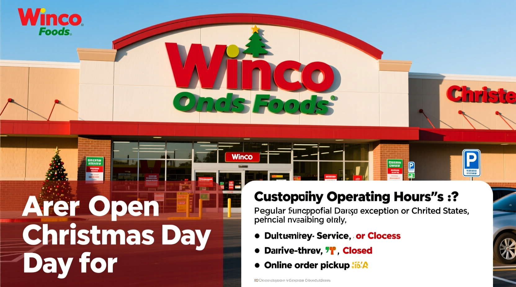 Is Winco Foods Open On Christmas Day