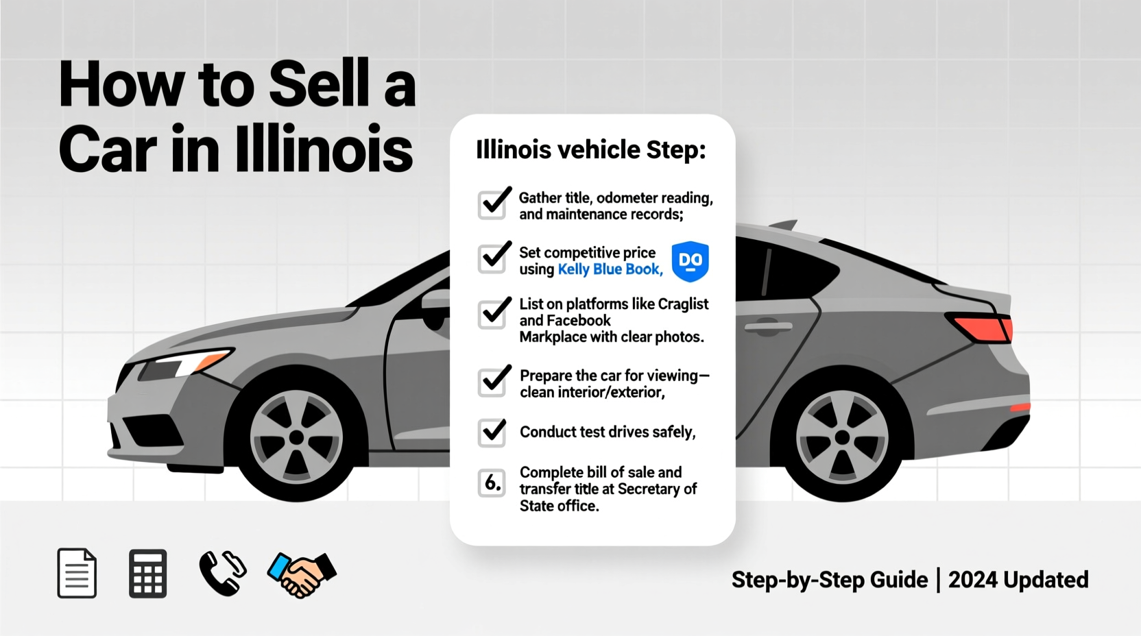 how do i sell a car in illinois