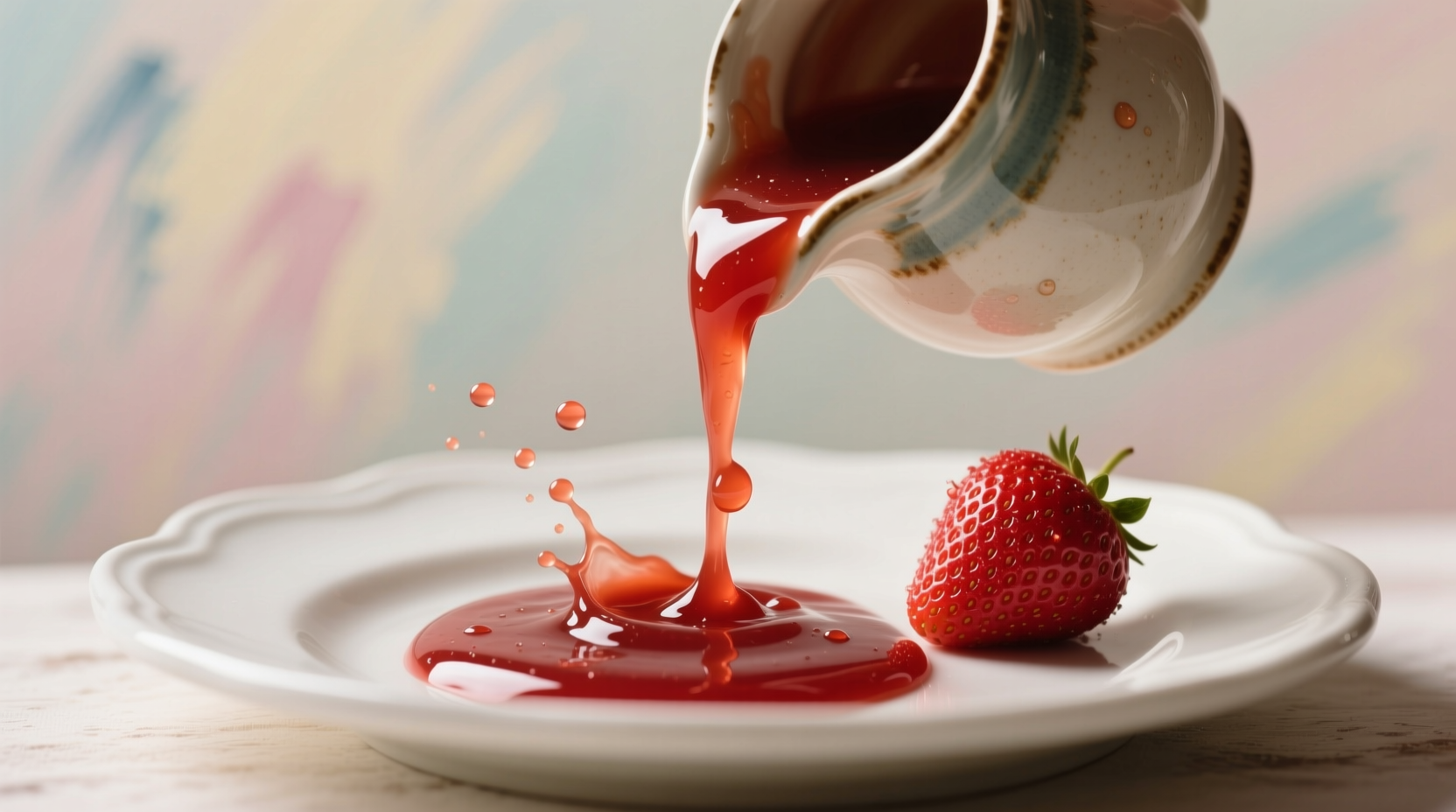 strawberry sauce