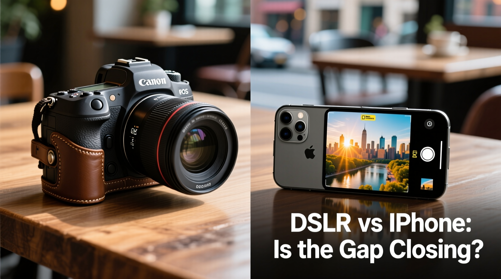 dslr vs iphone camera are phone cameras really catching up or is it just hype