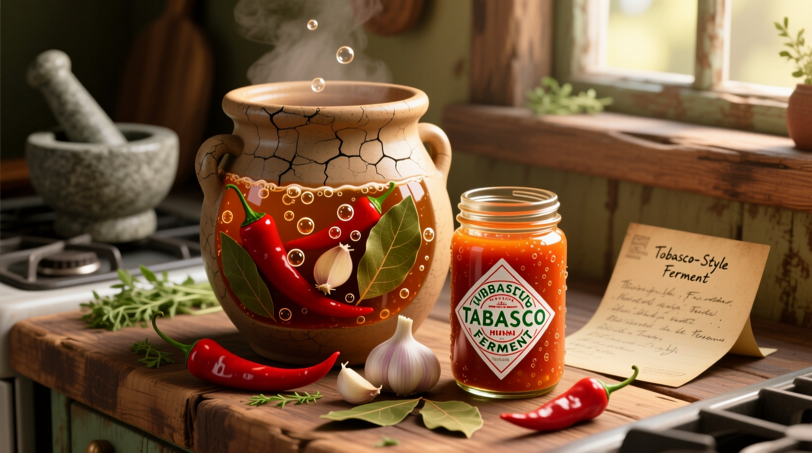 ferment your own tobasco style hot sauce using greek yo