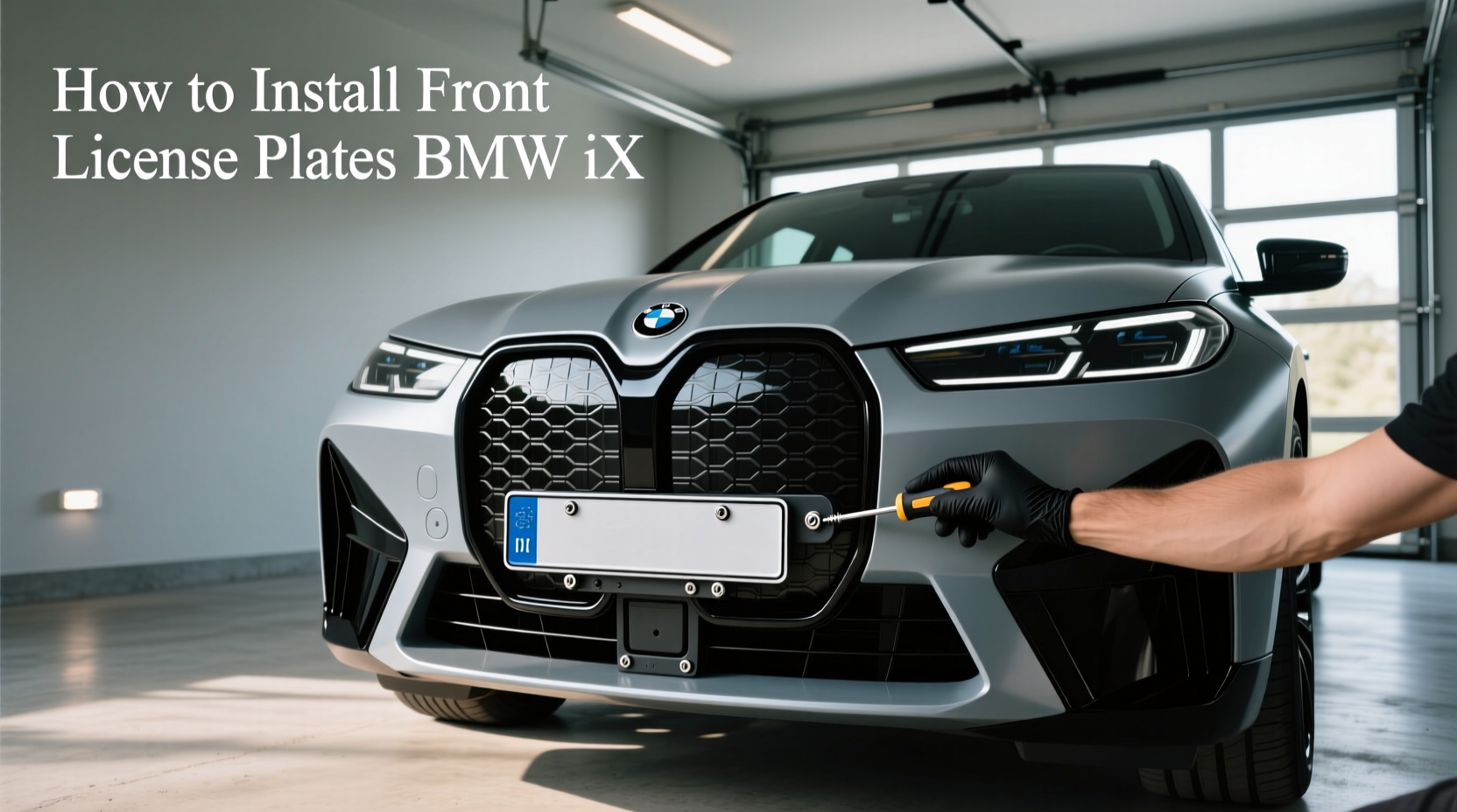 How to Choose & Install BMW iX Front License Plate: Buying Guide
