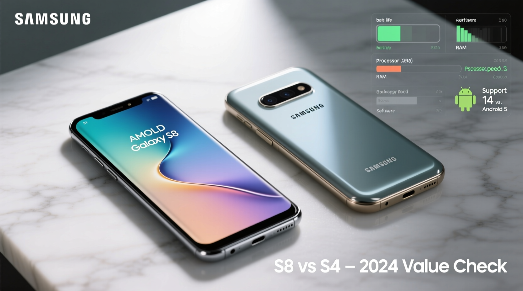 is the samsung galaxy s8 still worth it in 2024 or should i just get an s4