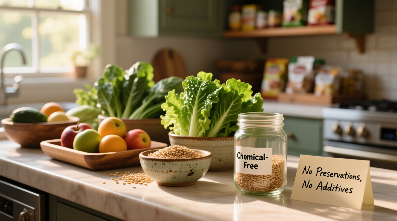 stop worrying about chemicals in your food