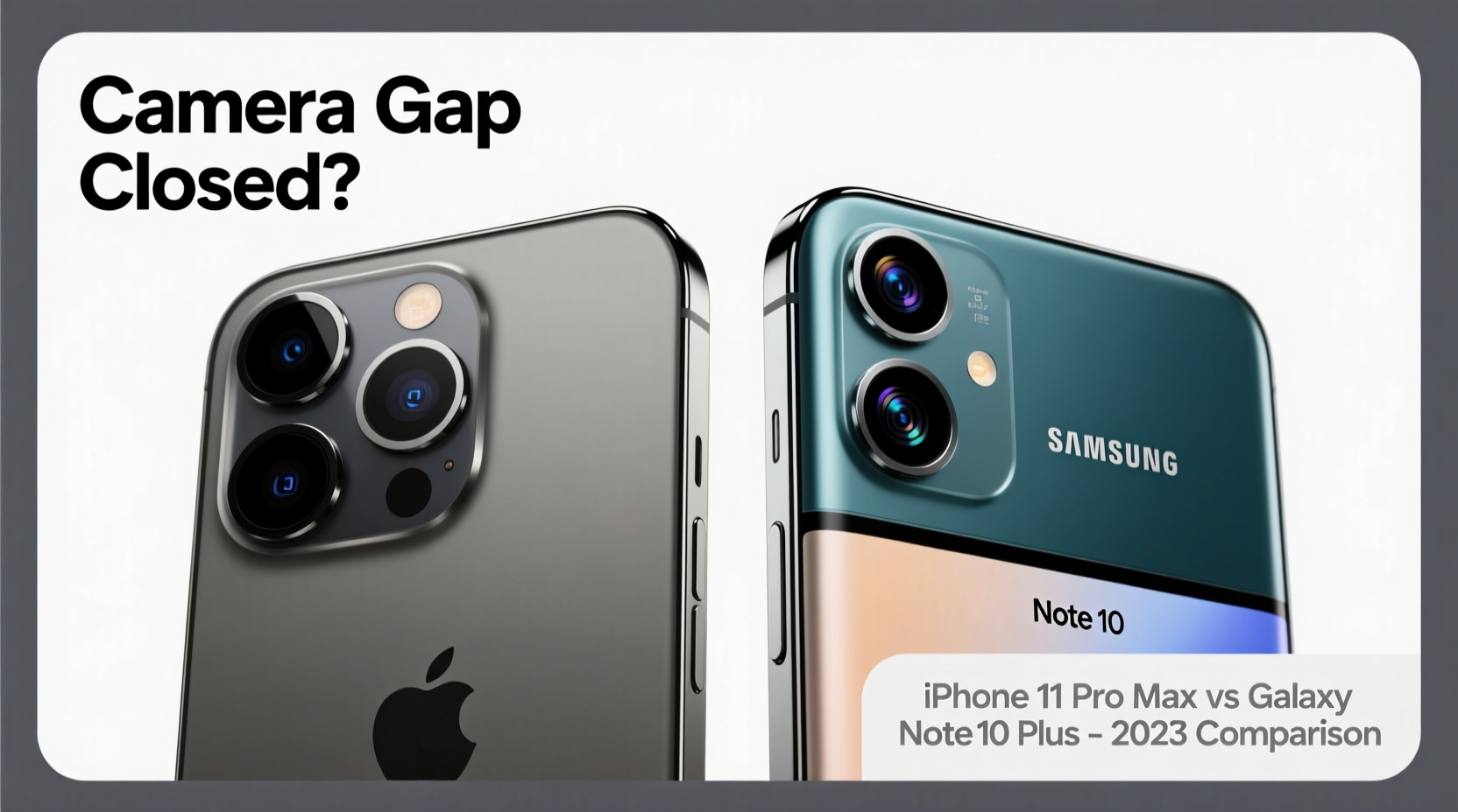 iphone 11 pro max vs note 10 plus has the camera gap closed