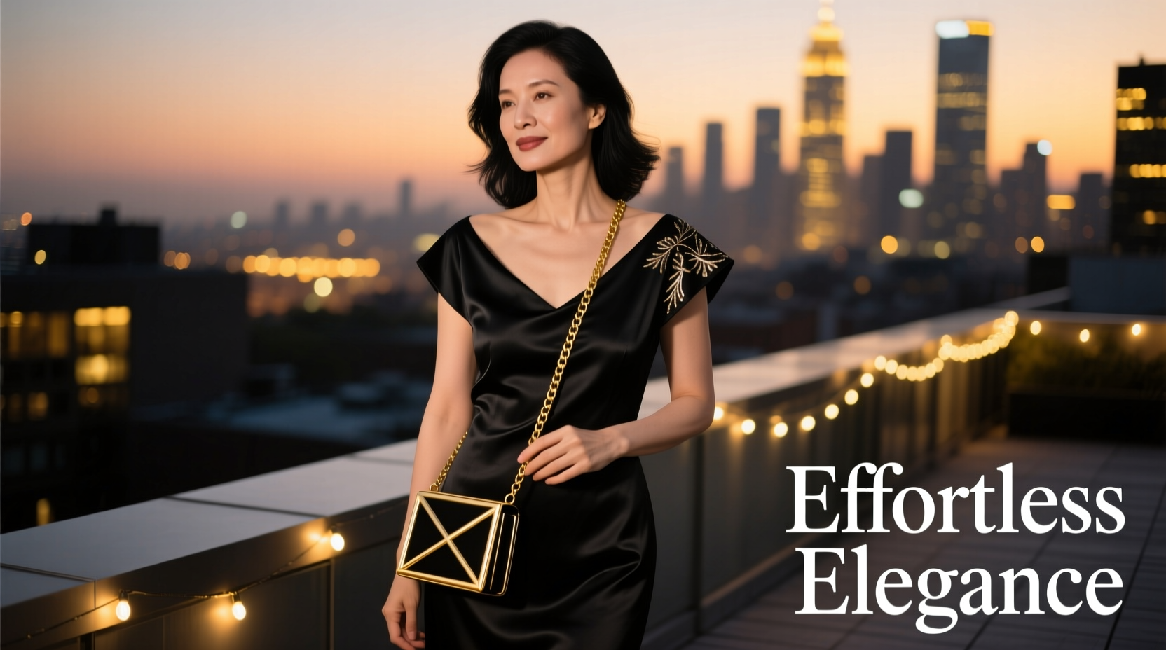 how to style and carry a chain crossbody bag for effortless evening elegance