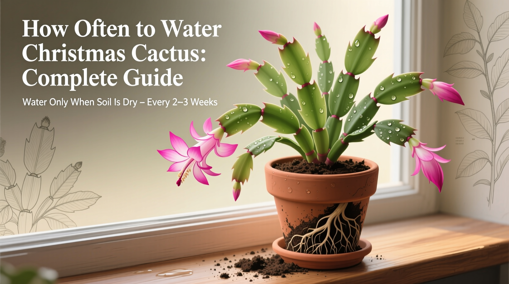 how often to water xmas cactus