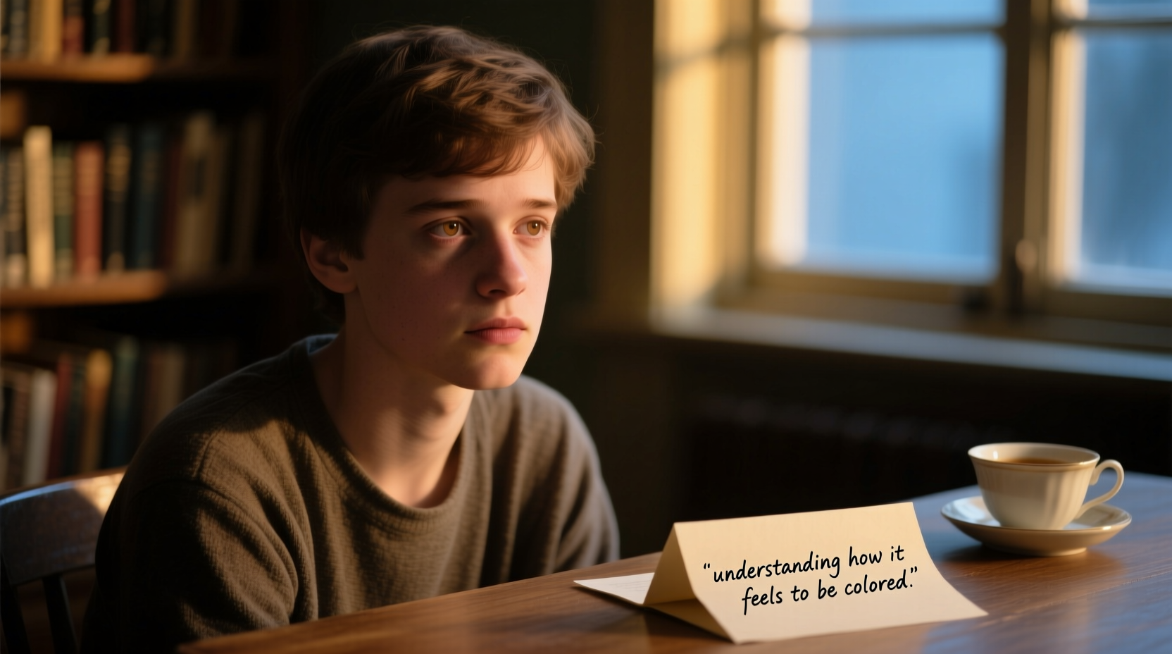 understanding how it feels to be colored me a thoughtful summary and insightful reflection