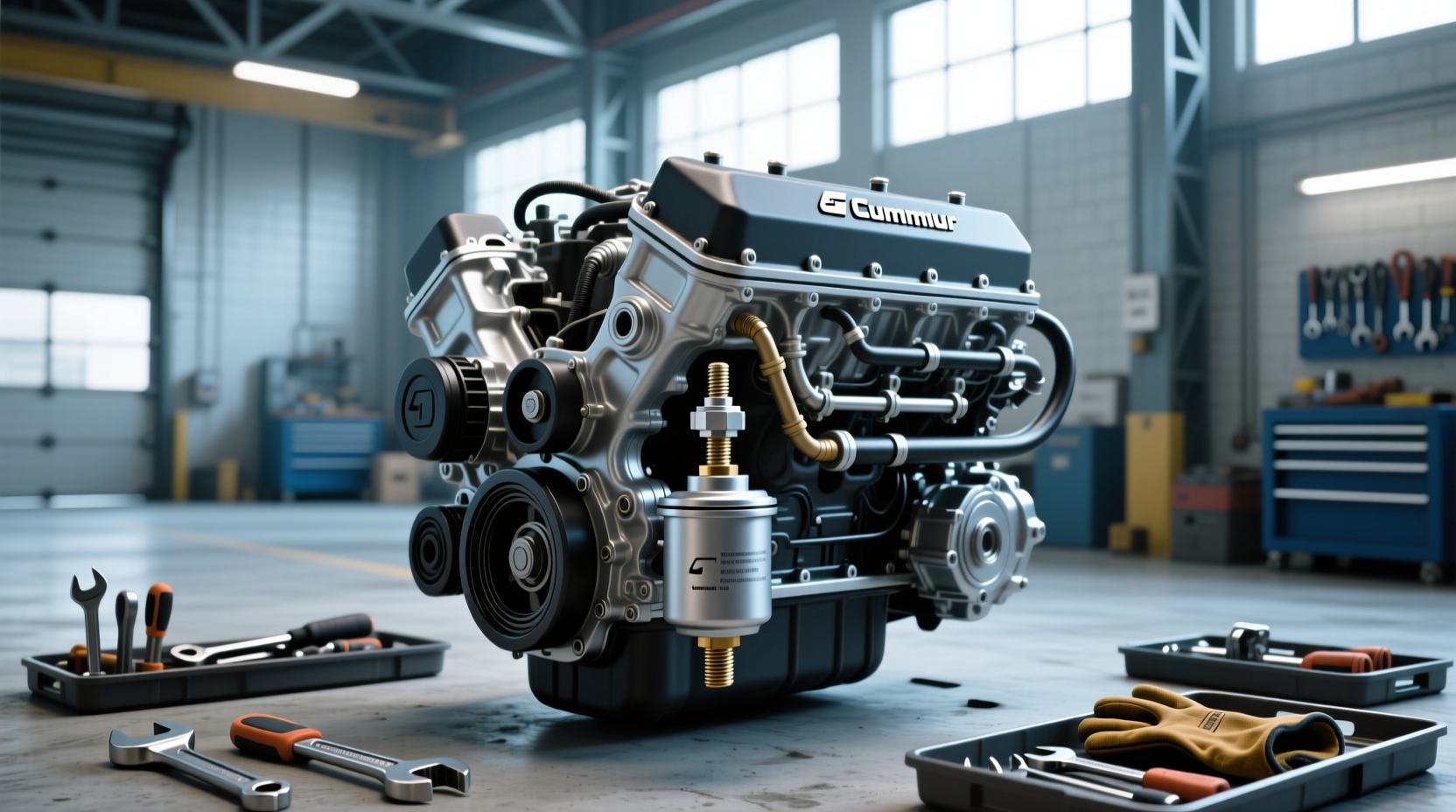 How to Find the 5.9 Cummins Oil Pressure Sensor Location