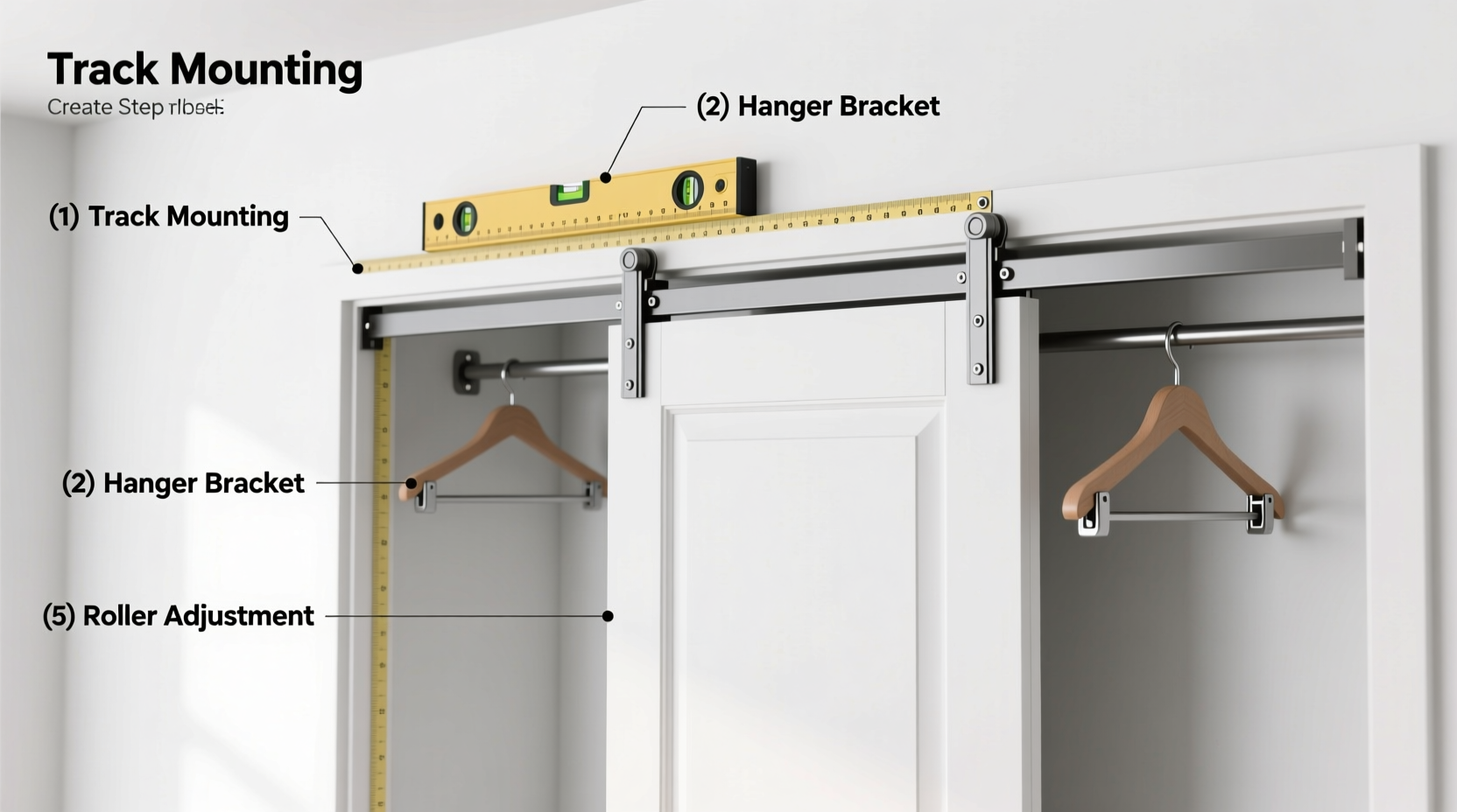how to install a sliding closet door