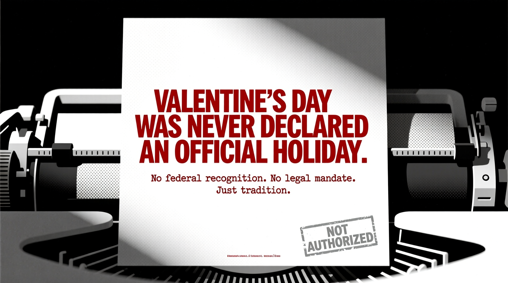 when was valentines day declared an official holiday