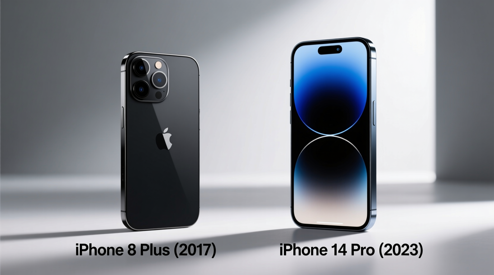 is the iphone 14 pro really that much bigger than the iphone 8 plus thinking of upgrading