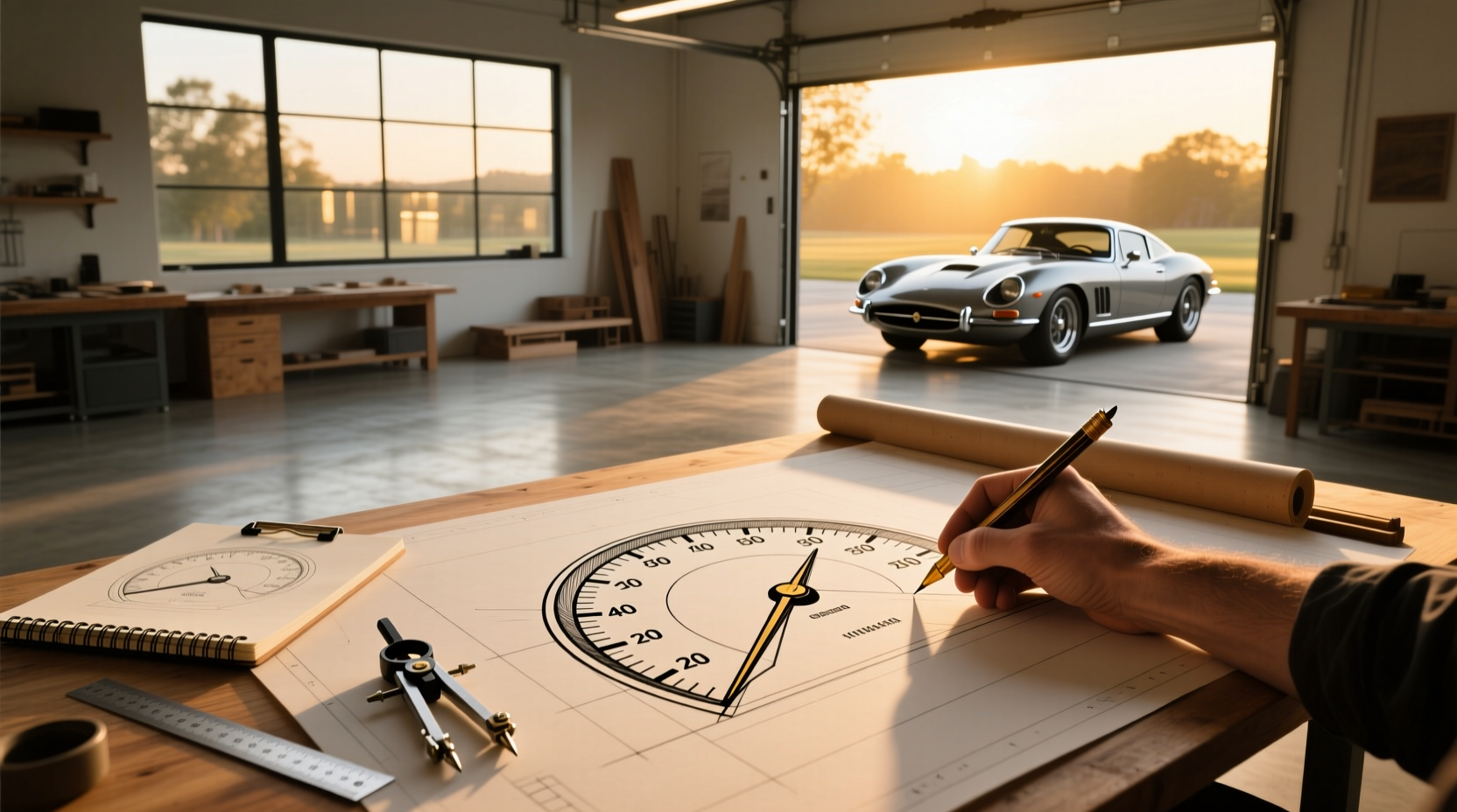 What Is a Car Speedometer Drawing Used For?
