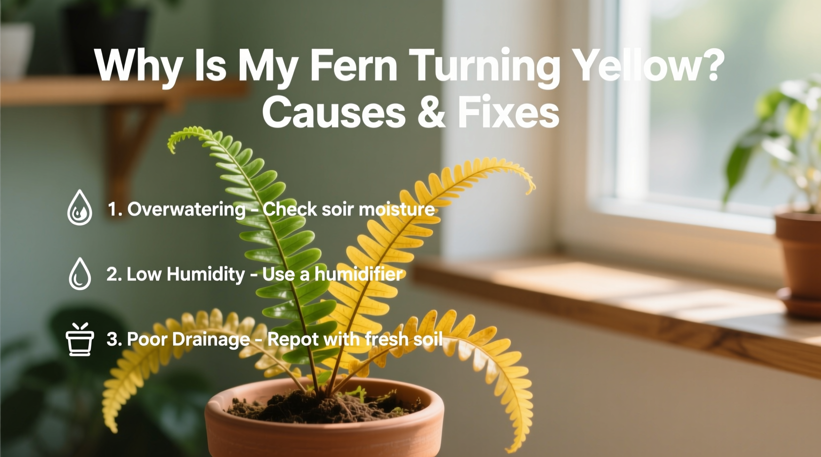 Why Is My Fern Turning Yellow? Causes & Fixes