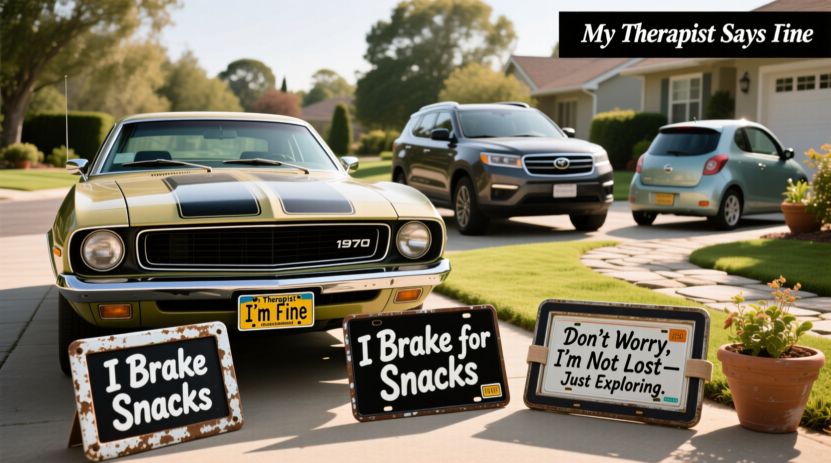 What Are the Best Funny License Plate Frames Sayings for Cars?