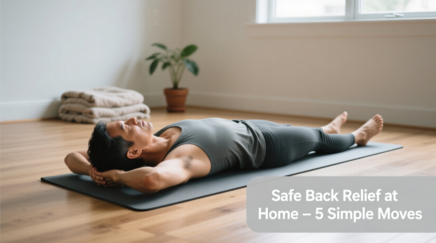 effective techniques to safely release and relieve lower back tension at home