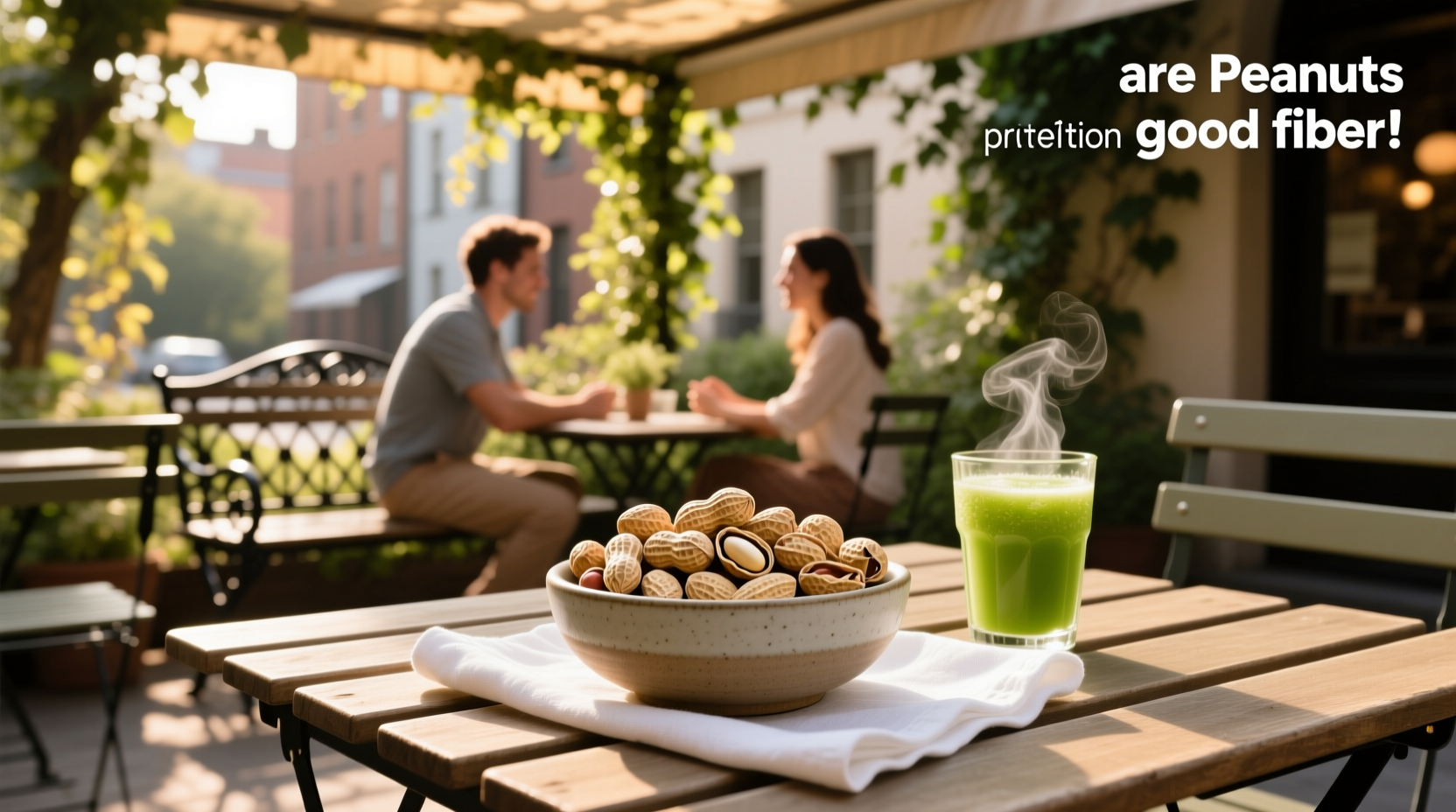 are peanuts good for fiber intake