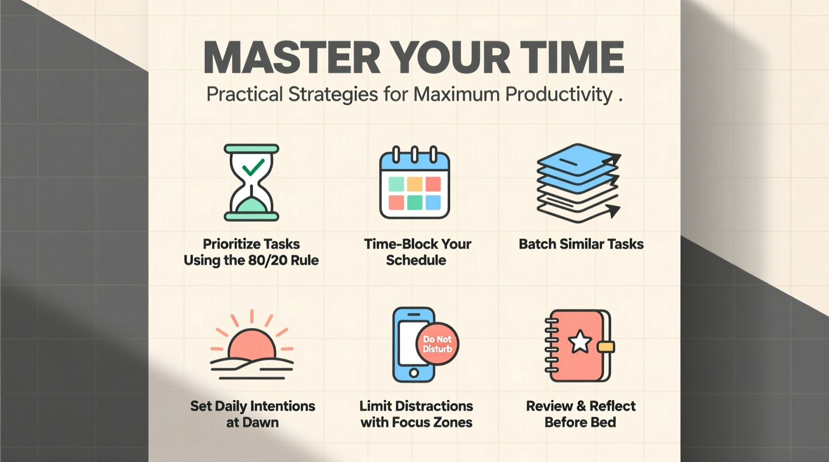 master your time practical strategies on how to plan your day for maximum productivity