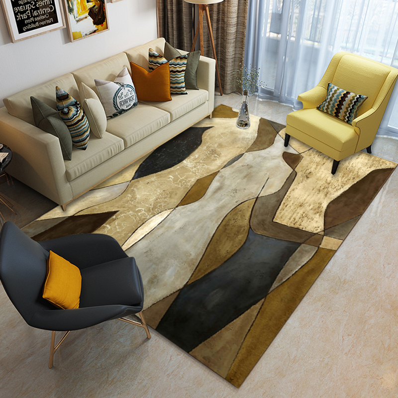 Hot sale 3D printing non slip machine made airport corridor  floor carpets for livingroom