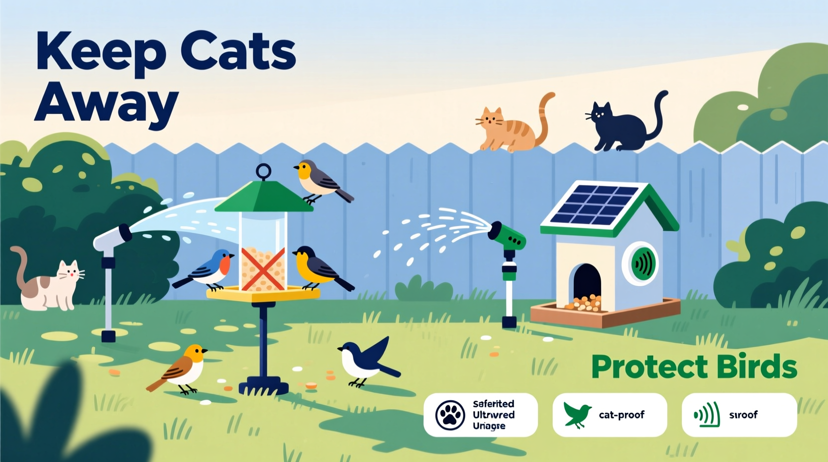 effective strategies to keep cats away from bird feeders and protect your feathered visitors
