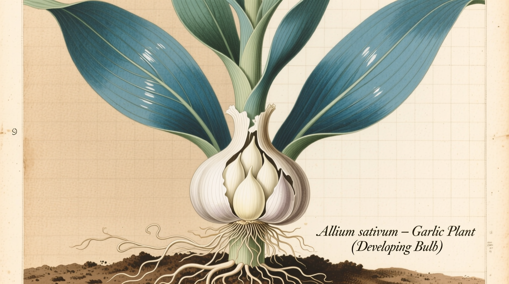 garlic plant identification  visual guide for gardeners