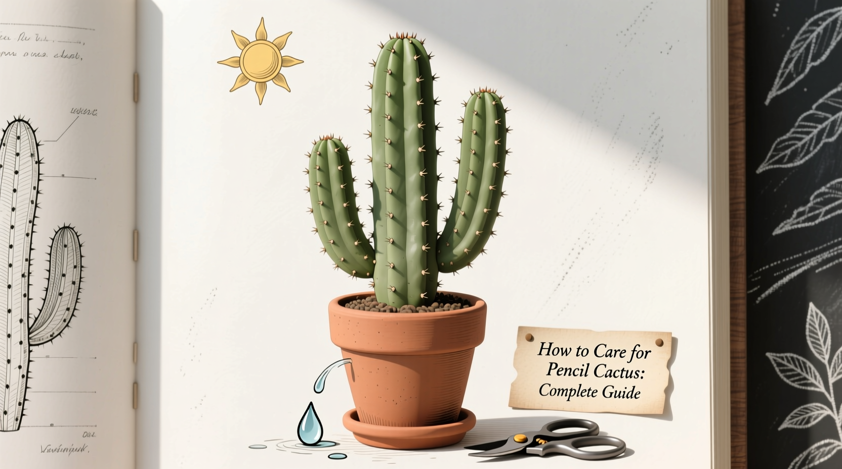 how to care for pencil cactus