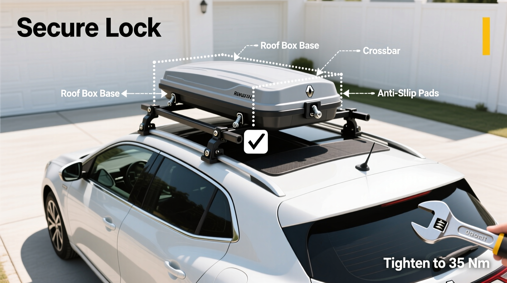 megane 4 roof box install