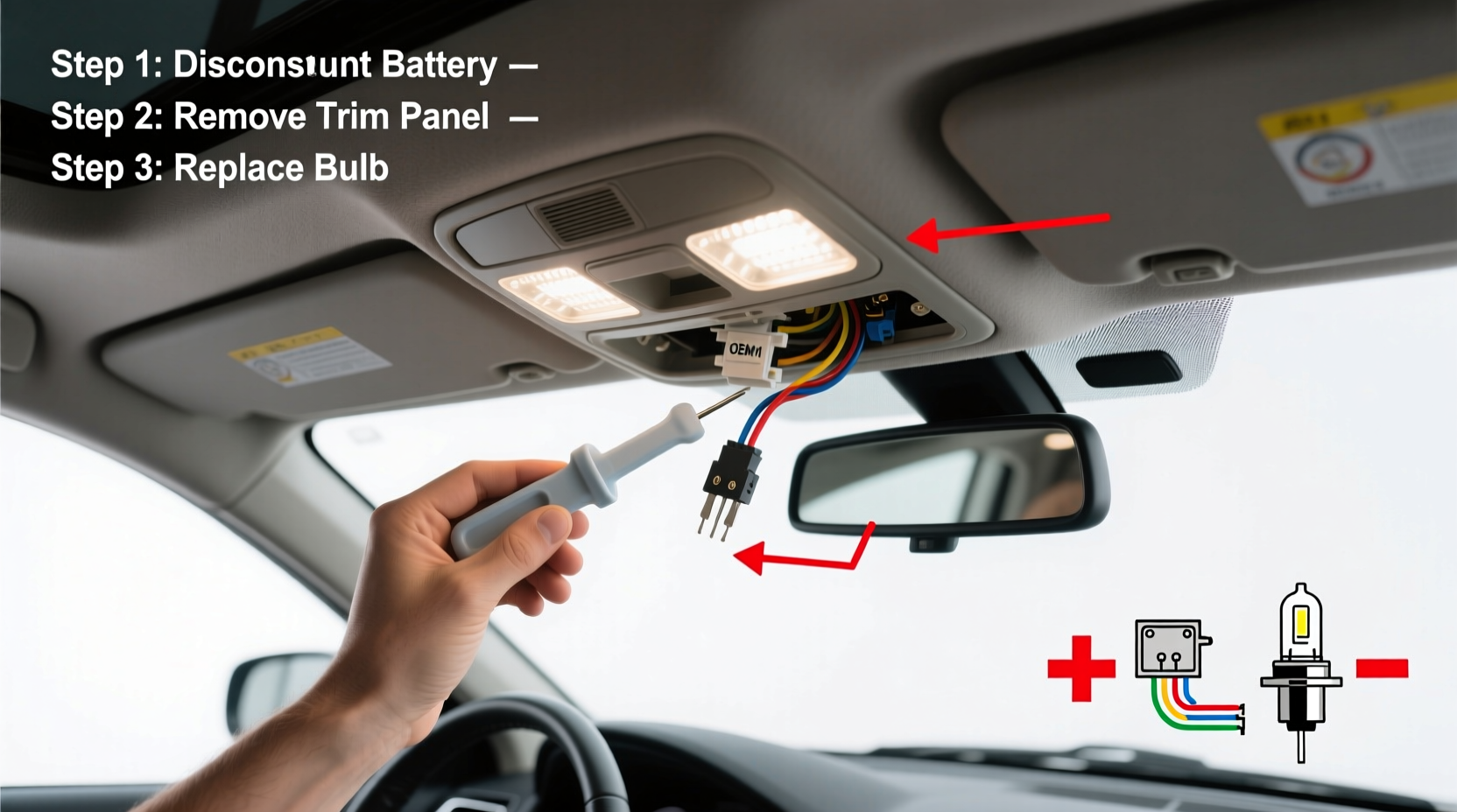 camry 2006 led interior install guide
