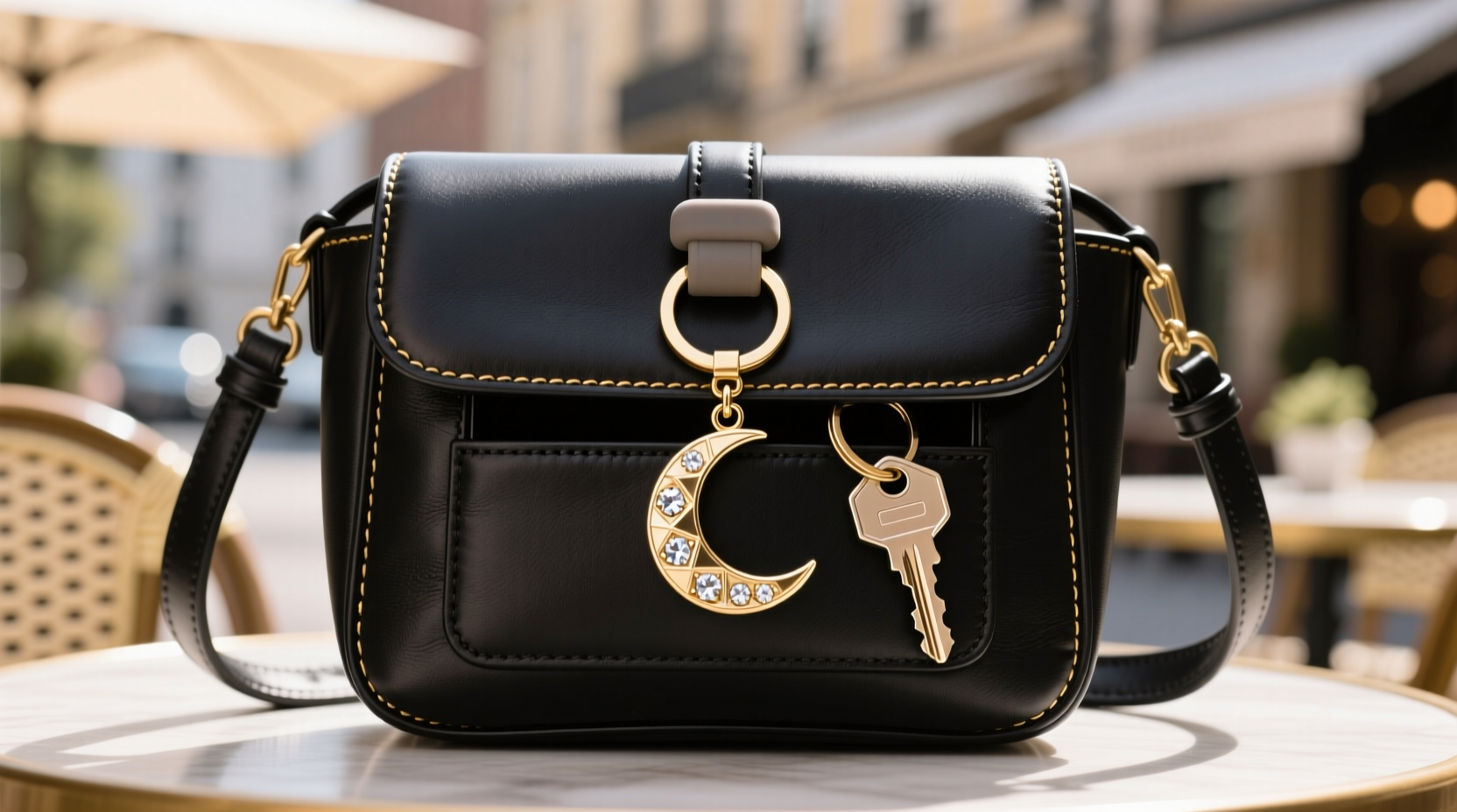 creative ways to attach a keychain to a ladies bag for style and functionality