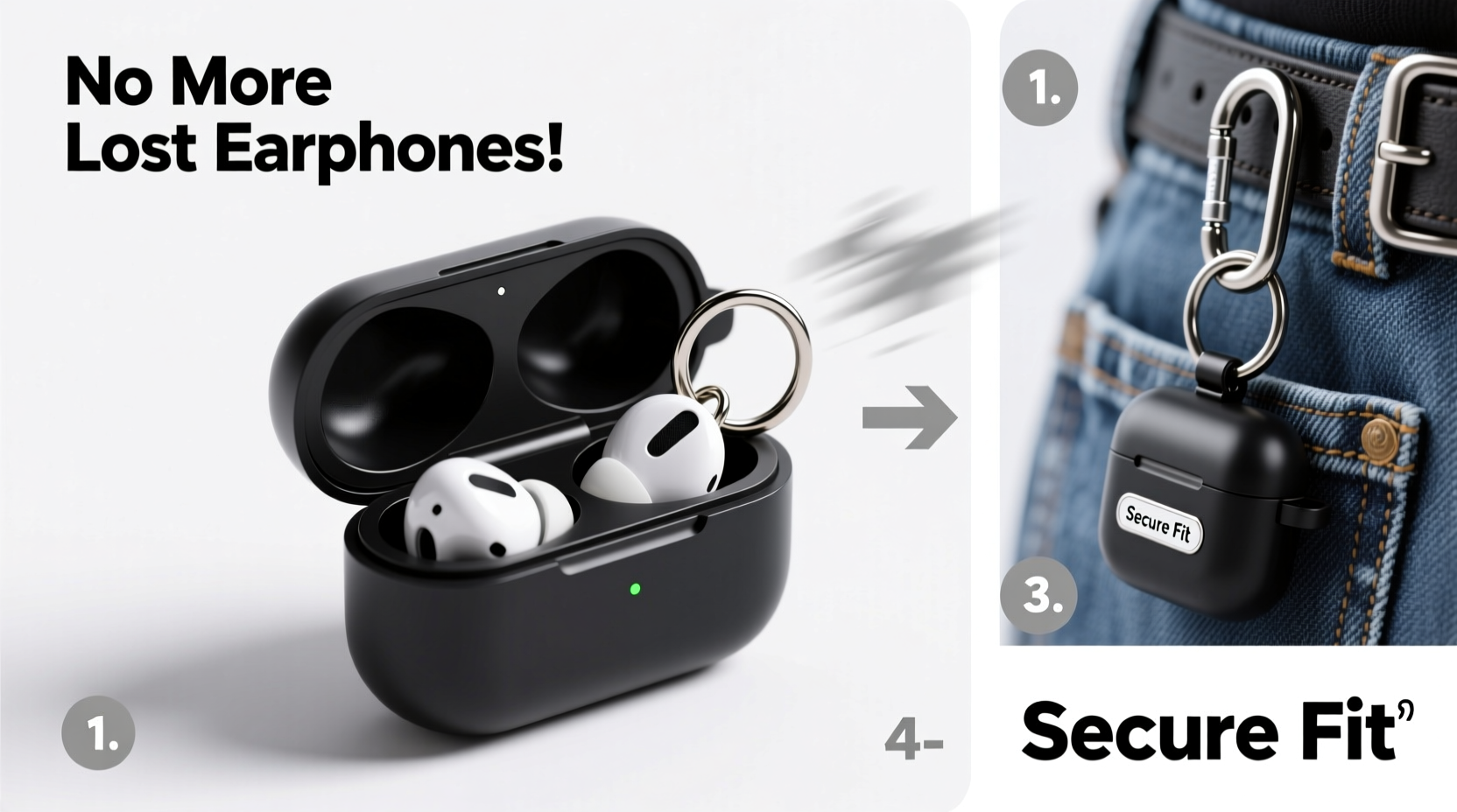 step by step guide to installing a keyring on your earphone case for convenience and security
