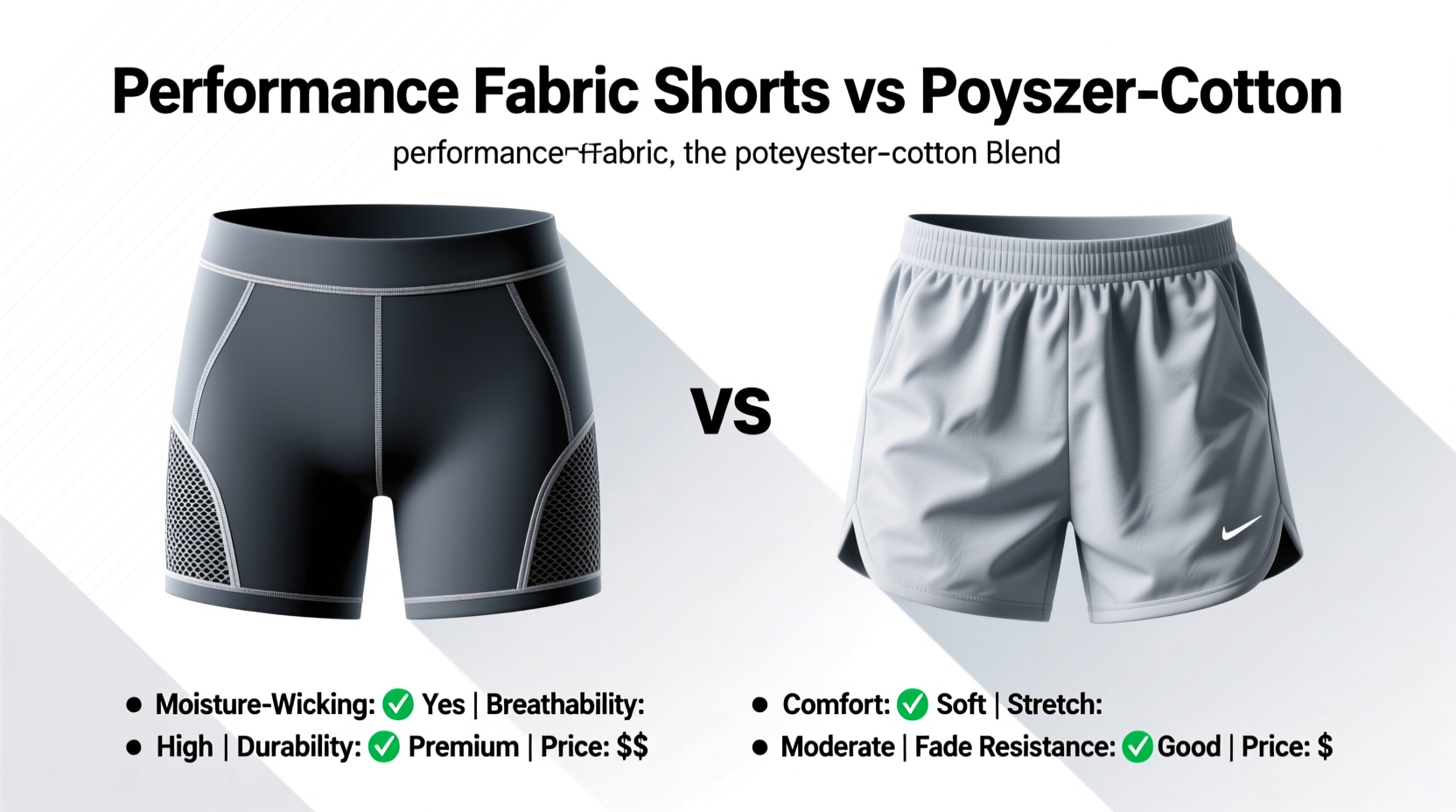 performance fabric shorts vs polyester cotton is the hype real or are they just pricier