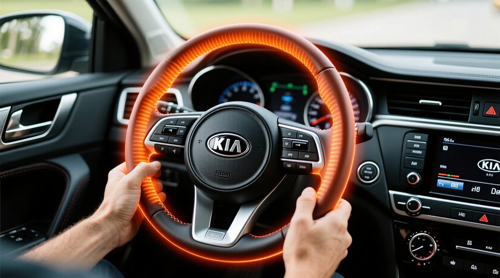 optima heated steering wheel install