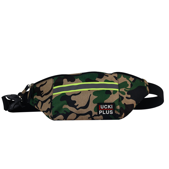 Camouflage logo personalizzato riflettente uomini viaggi sport in esecuzione marsupio marsupio
