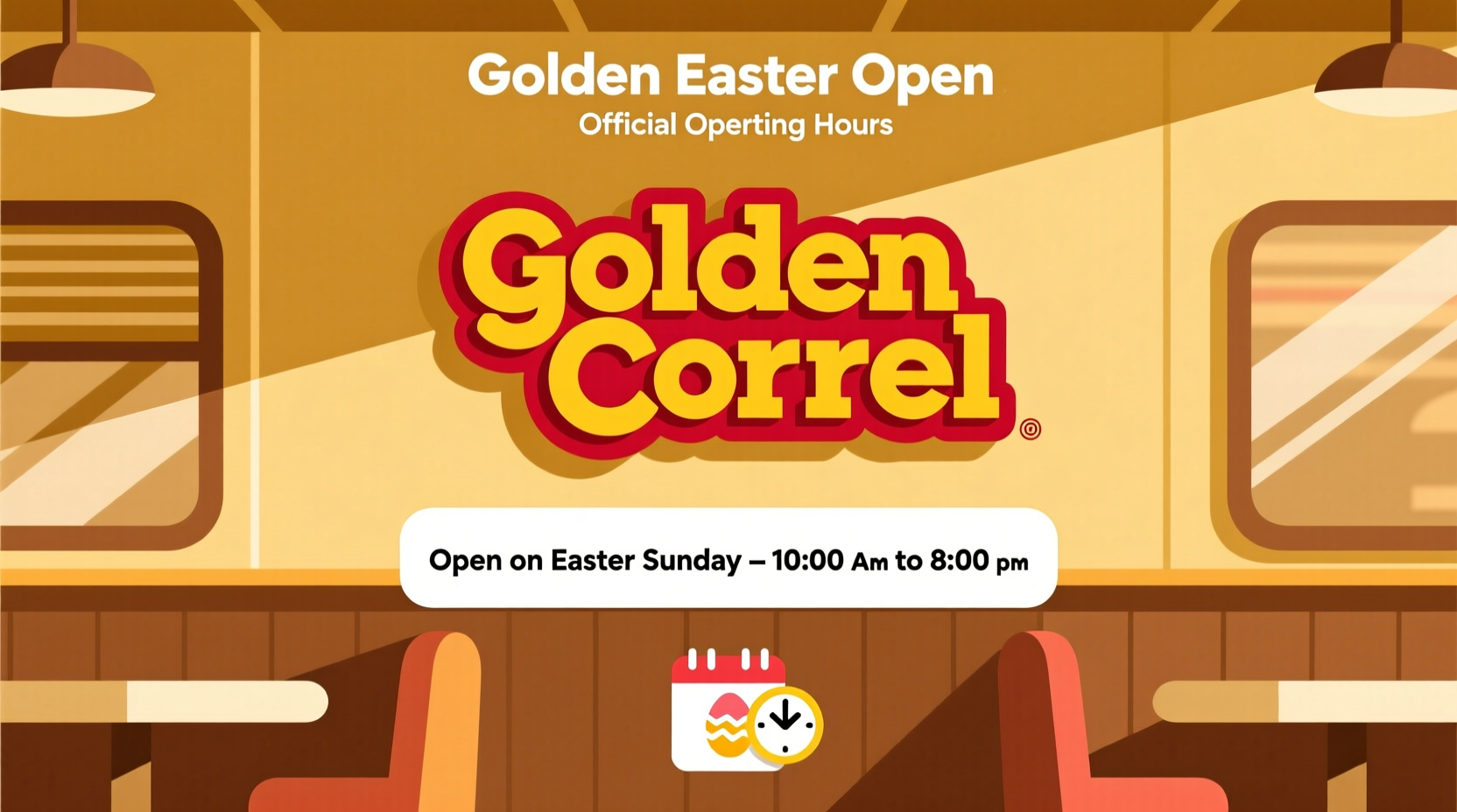 is golden corral open easter